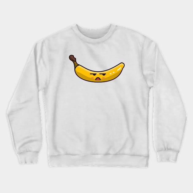 banana bad mood Crewneck Sweatshirt by Rizkydwi